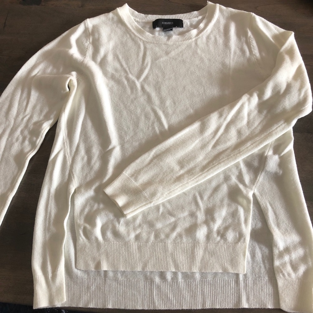 Cream sweater
